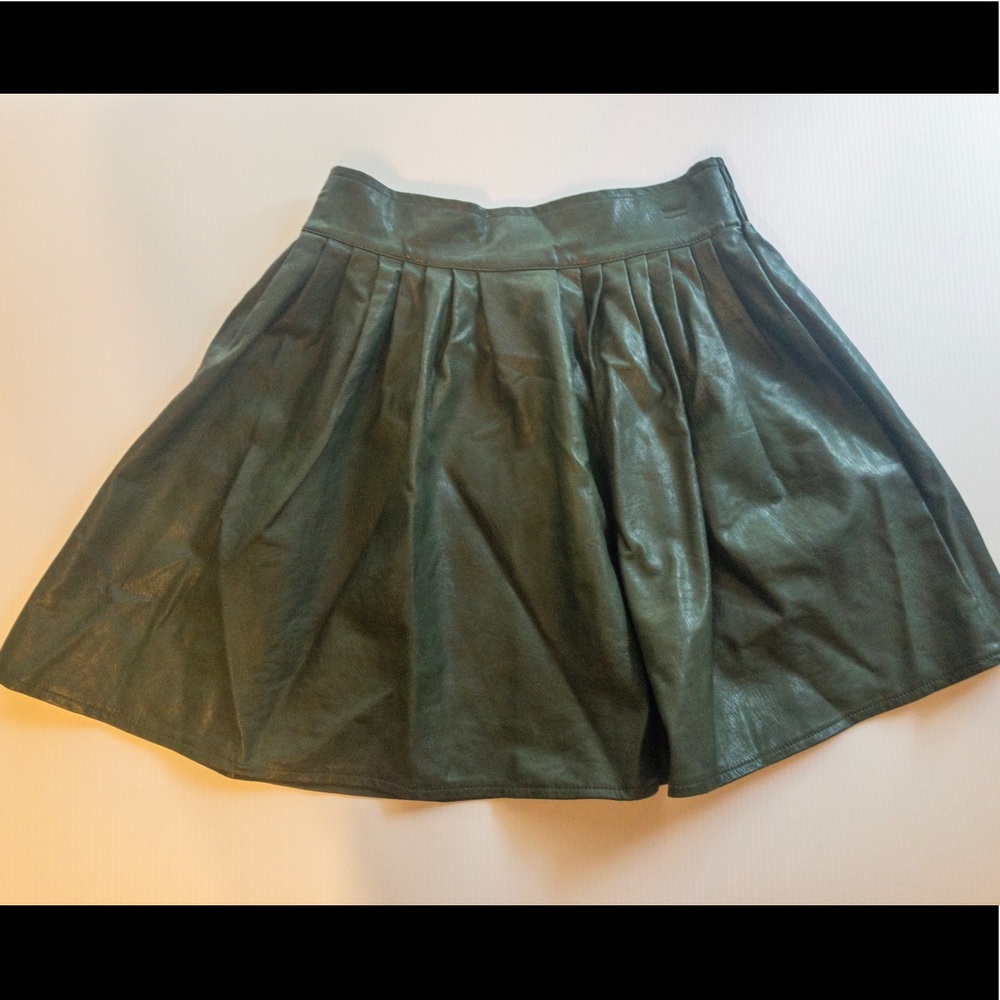 Women’s leather skirt
